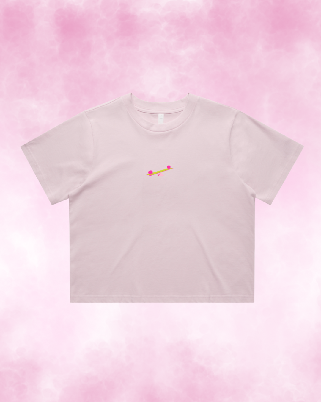 cropped 2's day tee ❋