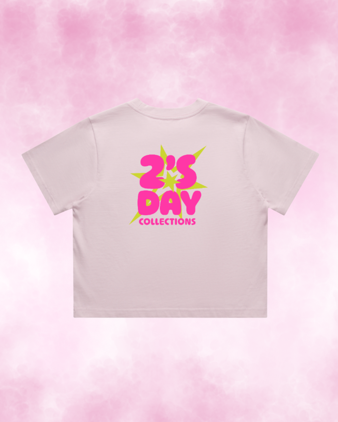 cropped 2's day tee ❋